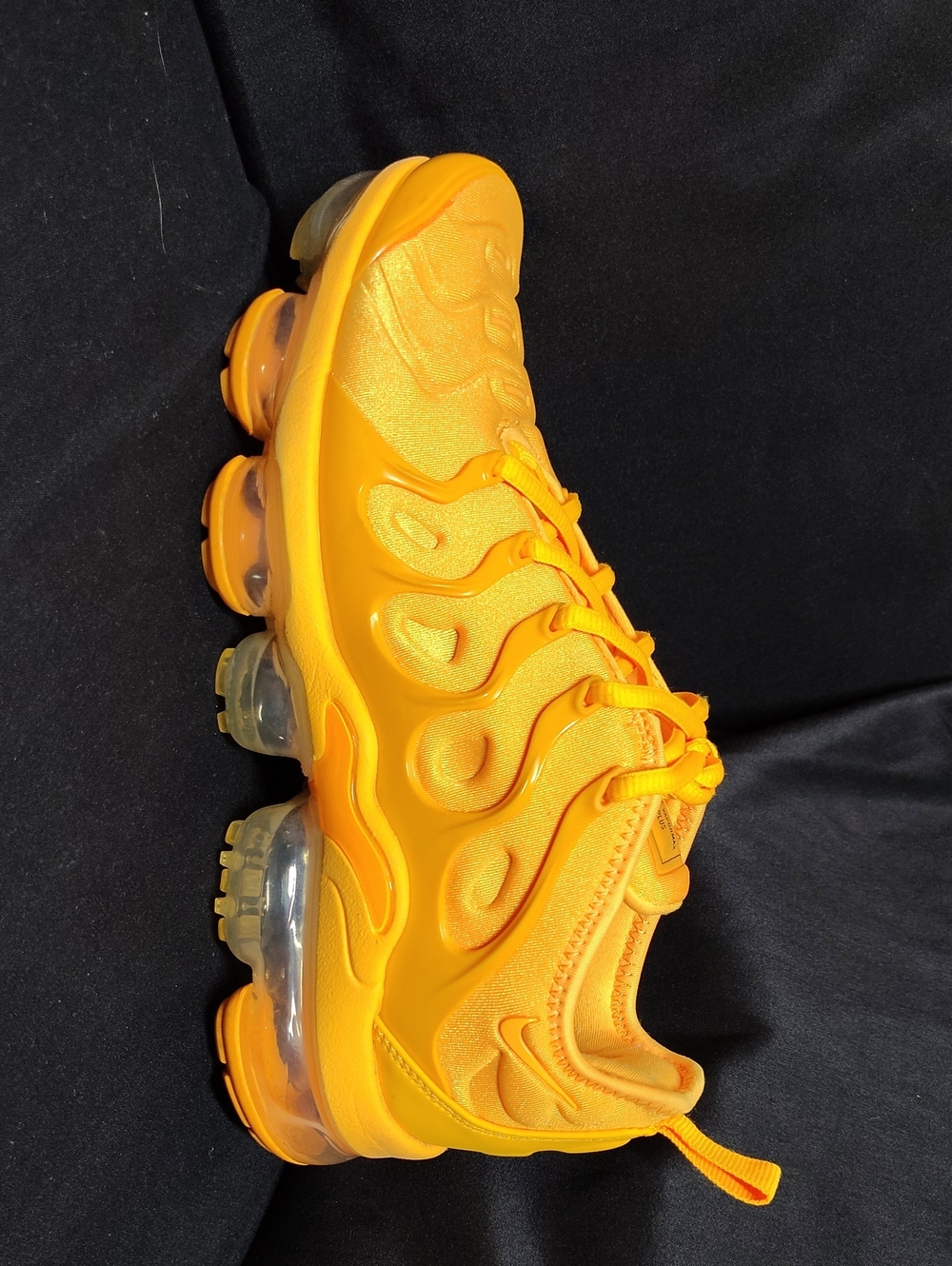 Nike VaporMax Plus Women's Bright Orange Air-Cushioned Athletic Sneakers